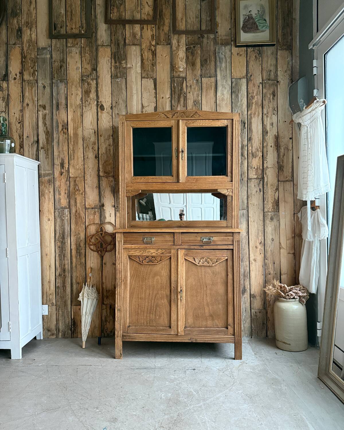 Art Deco oak sideboard (restored)