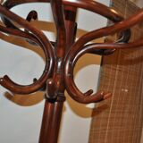 Brown wooden coat rack - Hungarian model, standing, before 1890.