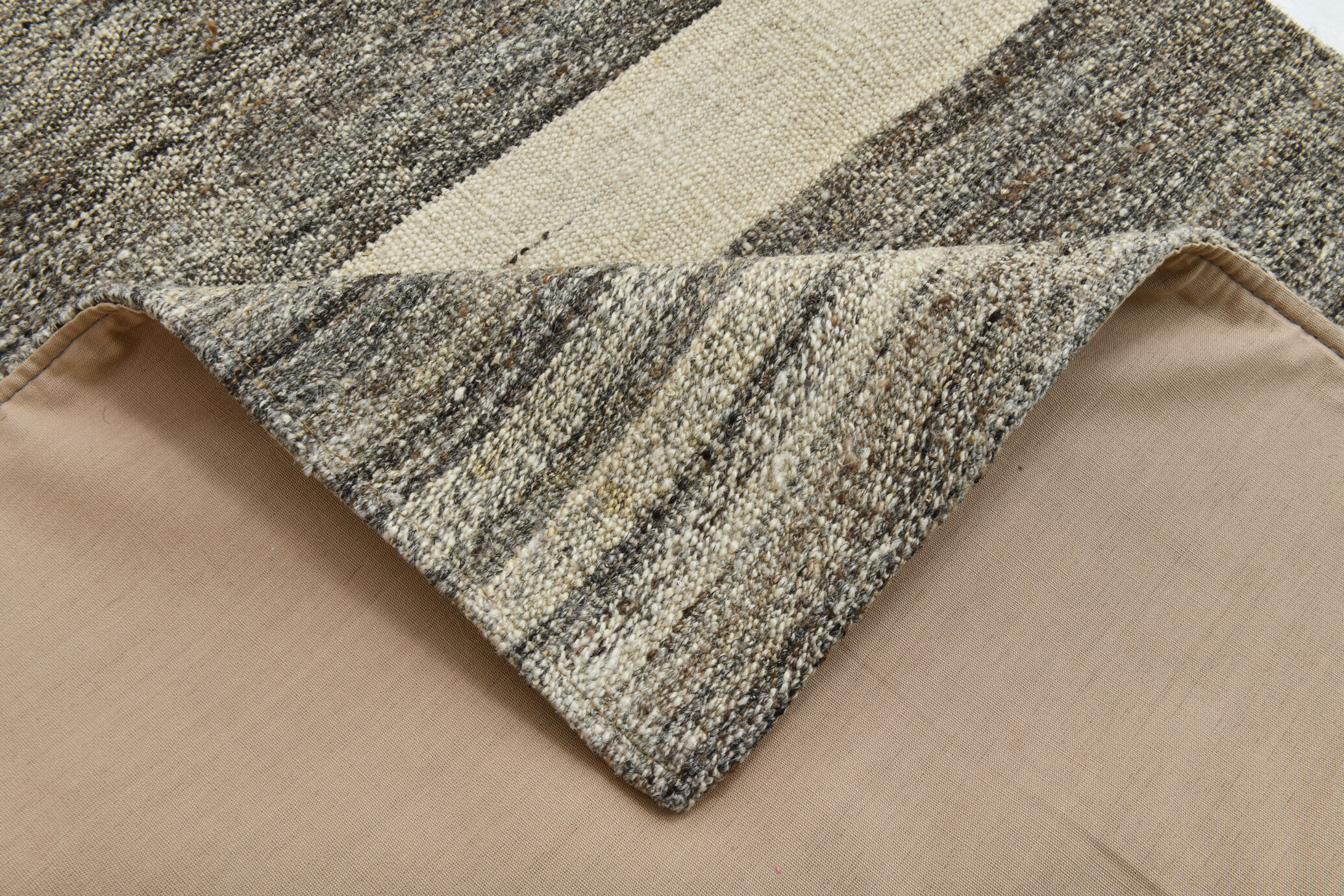Shades of brown vintage runner rug 75x225cm