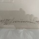 Lithograph by Weisbusch, signed