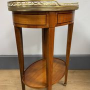 Table bouillotte de forme ovale