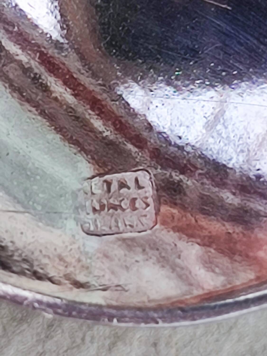 Six silverplated teaspoons