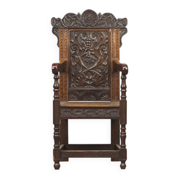 Fauteuil Wainscott anglais du XVIIIe siècle.