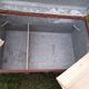 Old mail trunk in zinc