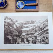 The Gavarnie Circus, Hautes-Pyrénées, photo print from 1937.