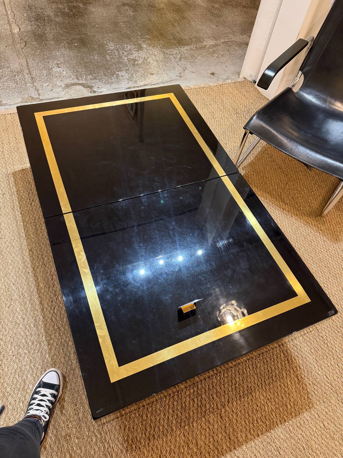 J.C. Mahey bar coffee table – 1970s