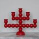 Swedish Mid Century Five-Arm Bobbin Candle Holder