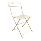 Chaise pliante bois et métal bar déco jardin terrasse et balcon