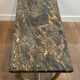 Neoclassical coffee table in brass and marble by Raymond Subes