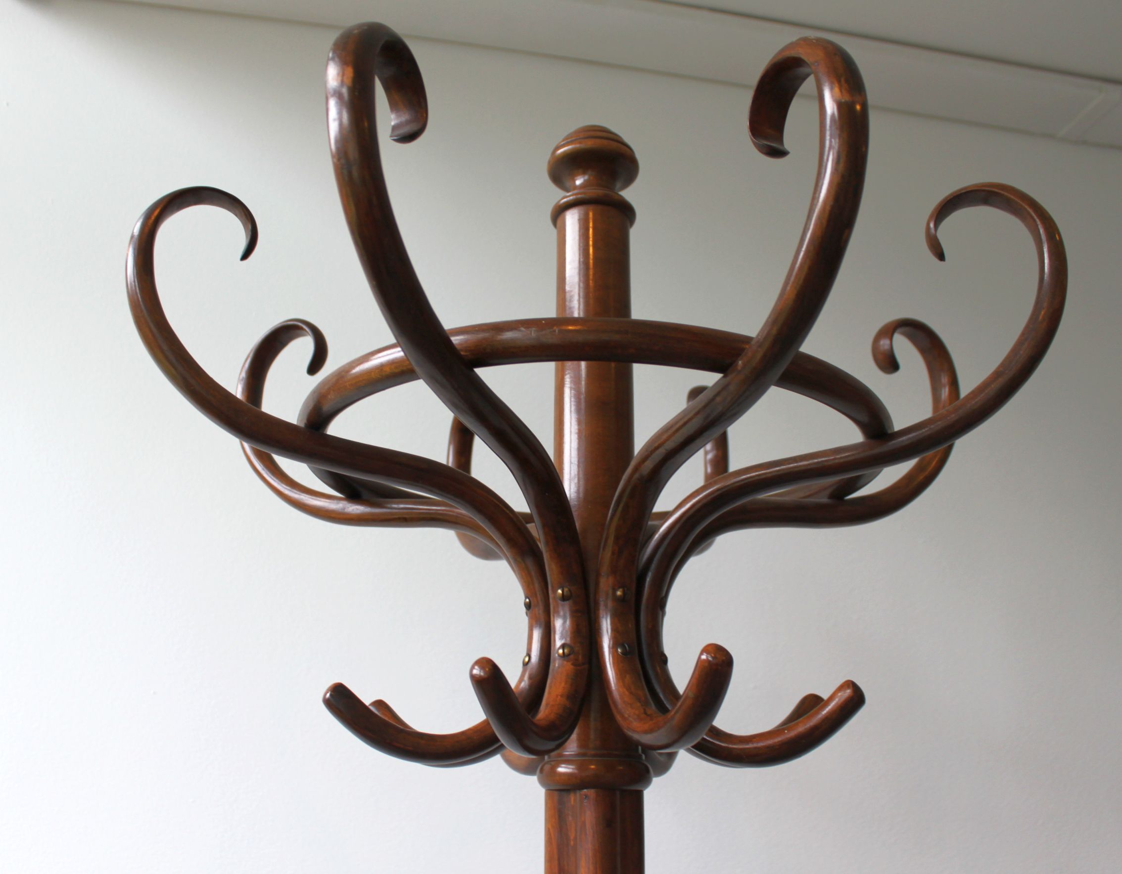 Parrot coat rack, model 10.401, XIXth.