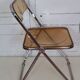 Five folding Plia chairs by Giancarlo Piretti for Castelli, 70s