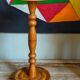 Plant harness in solid wood turned vintage
