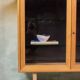 Vintage display cabinet, chest of drawers, sideboard, oak, Danish Mid Century