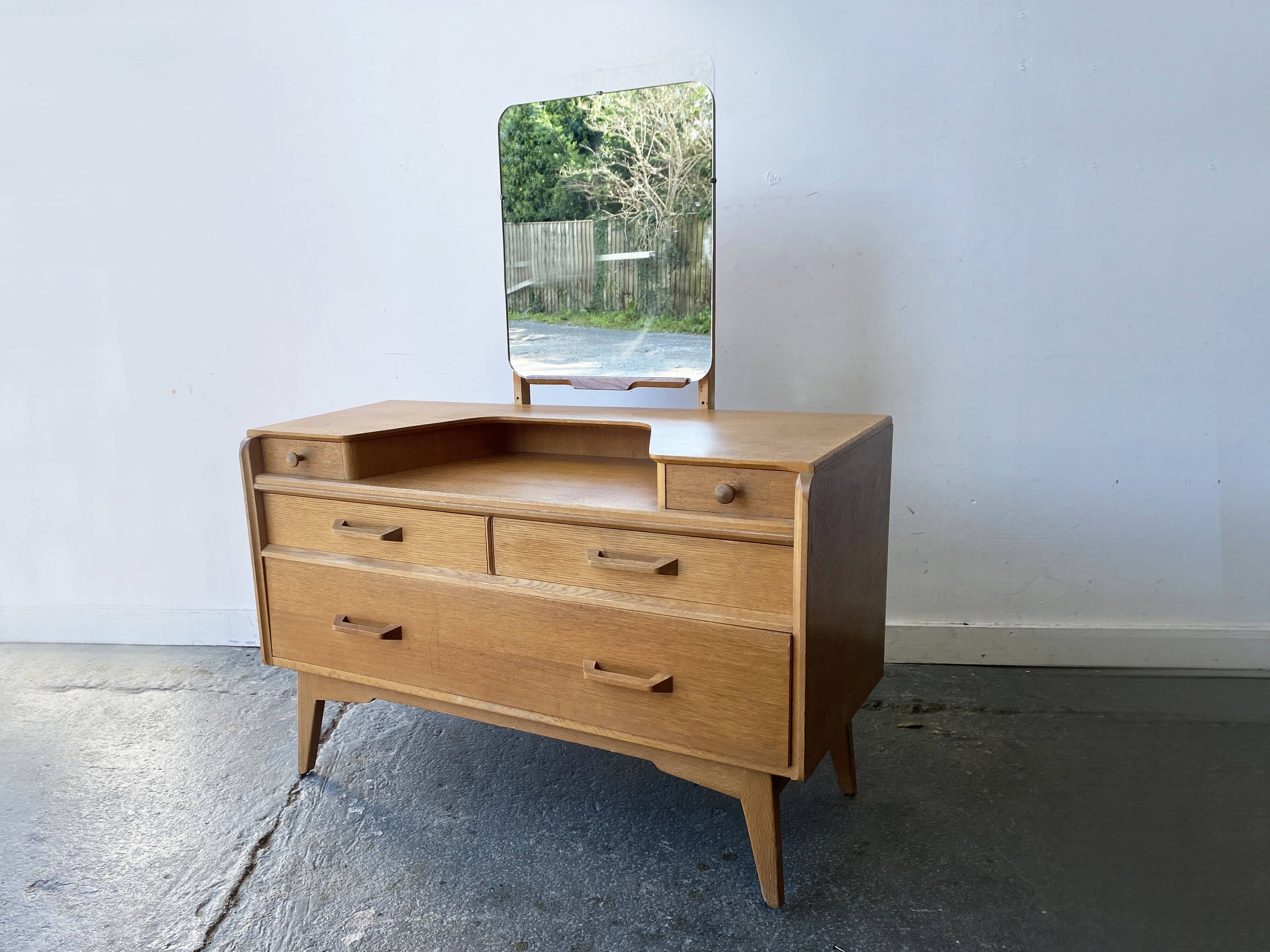 Mid-Century 1950s oak dressing table by E. Gomme / G Plan