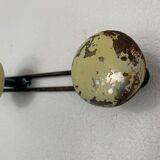 Yellow vintage patère