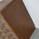 Vintage Dutch oak haberdashery shop cabinet, 1930s