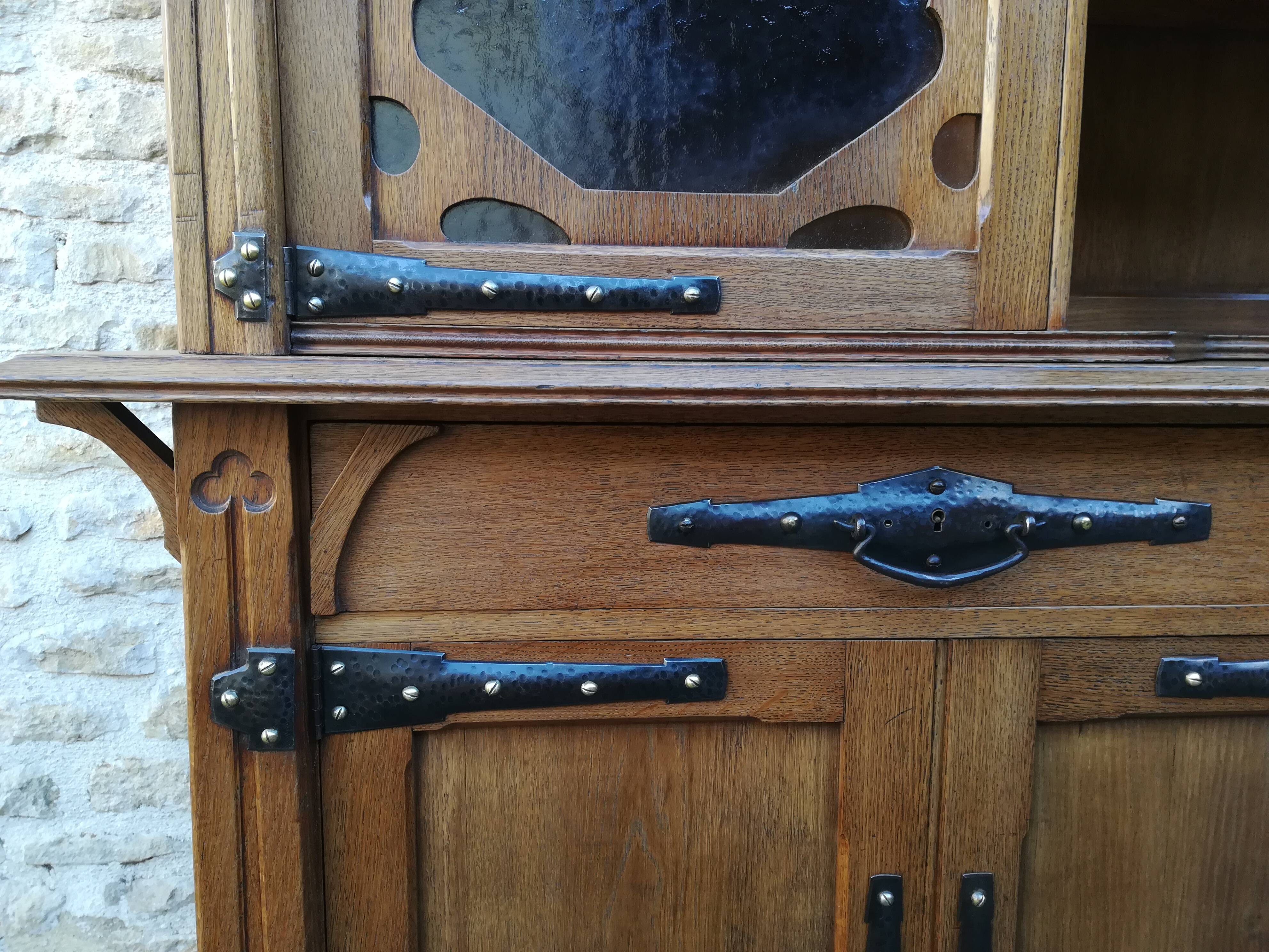 Asymetric art nouveau buffet