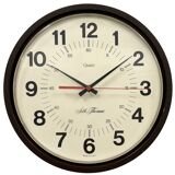 Vintage Brown Bakelite Wall Clock from Seth Thomas, 1980s