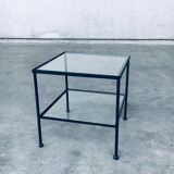 Minimalist Design Two-Tier Low Side Table, Belgium, 1960s