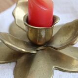 Golden candle holder