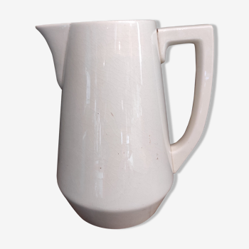 Vintage French white porcelain jug