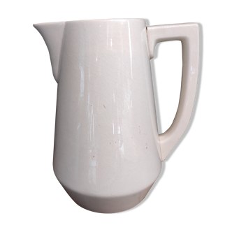 Vintage French white porcelain jug