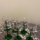 Green stemmed glass