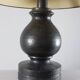 Vintage ceramic table lamp from the 1950s by Uno Östen Kristiansson.