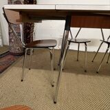 Tublac formica table and chairs set 1970