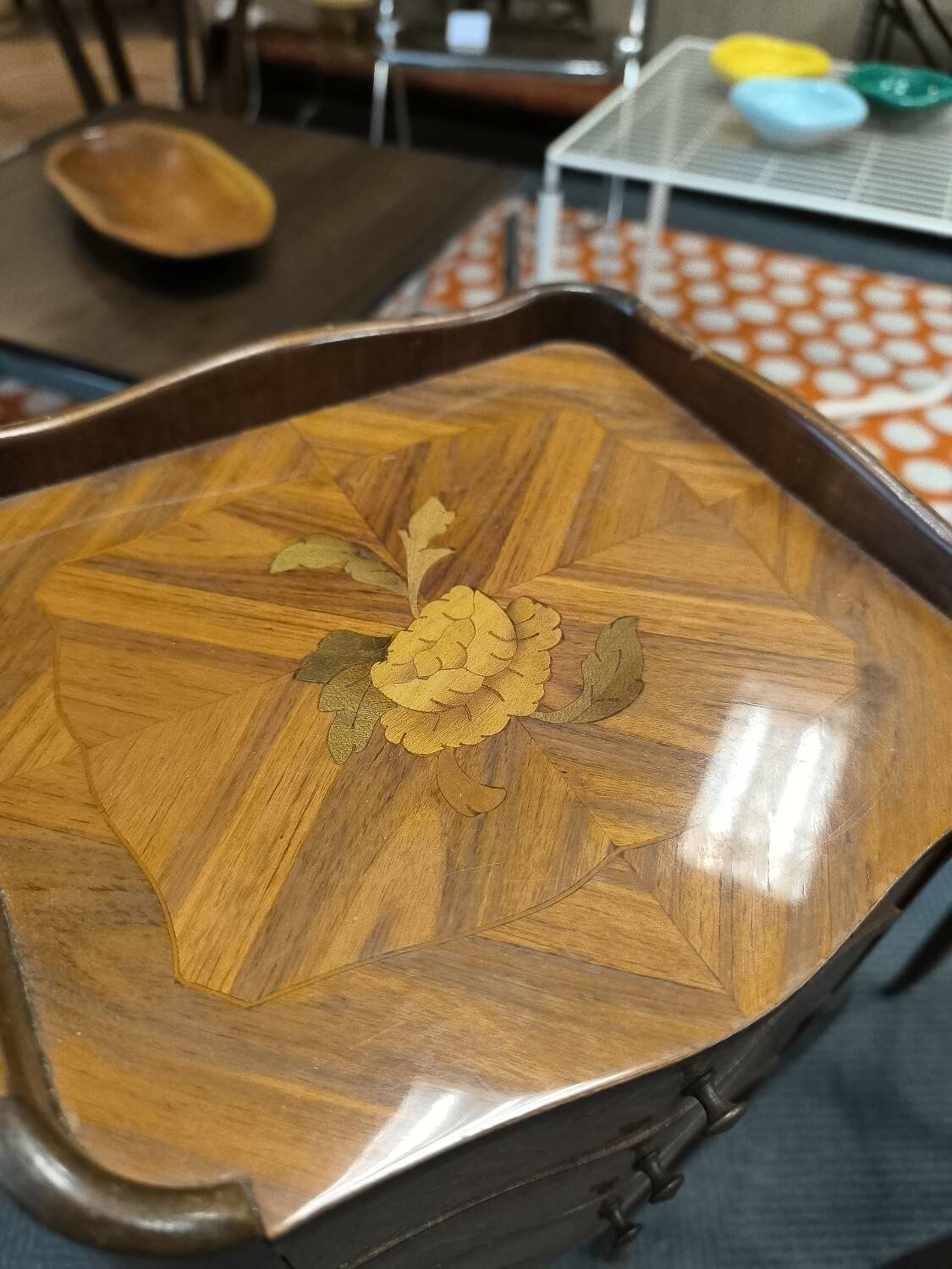 Pair of Louis XV style bedside tables