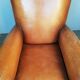 Havana leather club armchair 1930/40