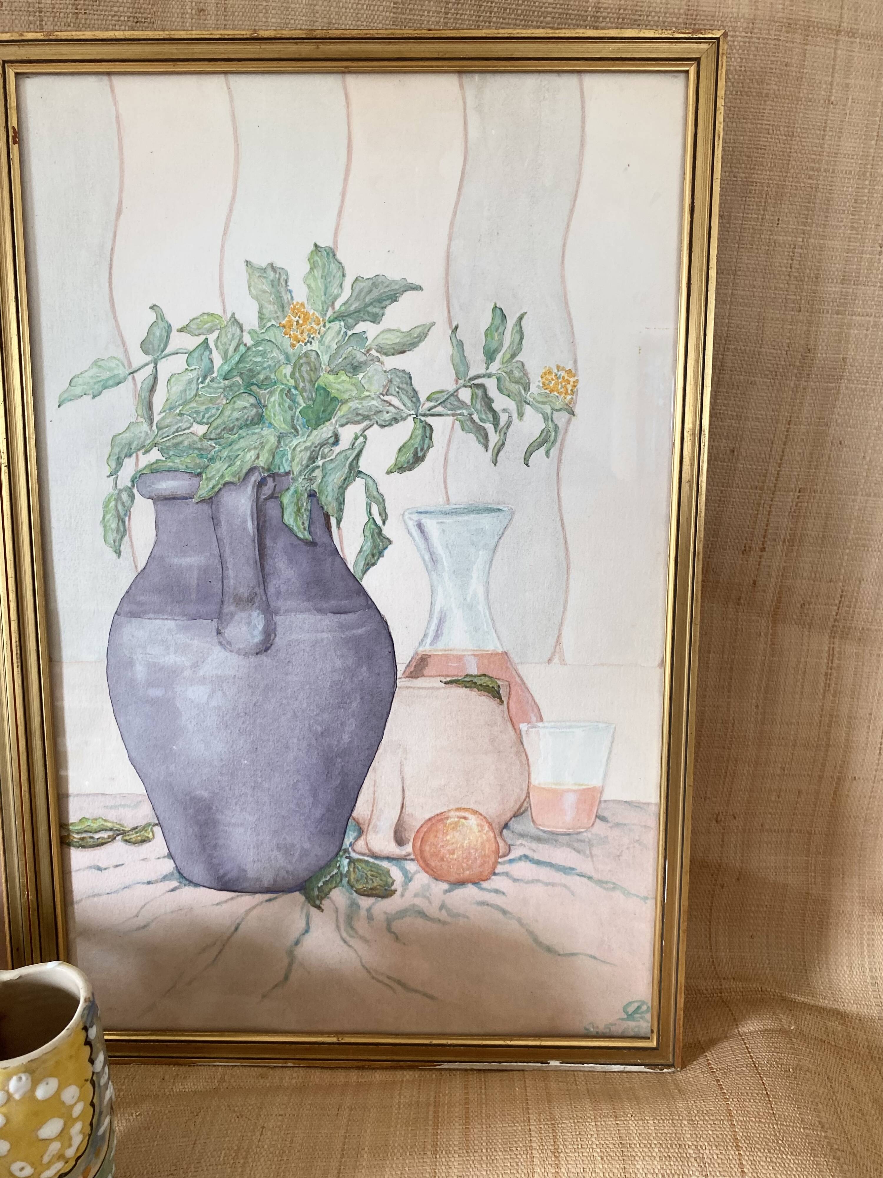 Still life under glass