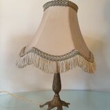 Old gilded bronze lamp