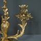 Chandelier with a gilded bronze shade, Louis XV style – Mid 19th century