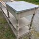Grand meuble style drapier en bois et zinc