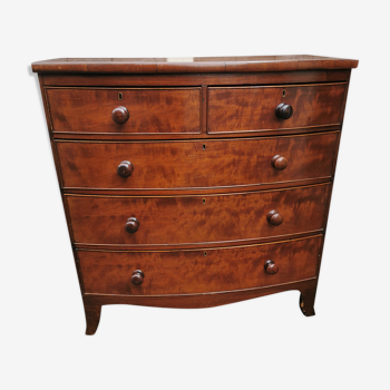 English-style dresser in old mahogany tackle