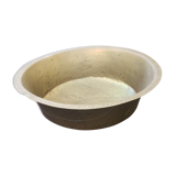 Hammered brass basin