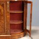Antique walnut burl cabinet with inlays, United Kingdom, 19th century.