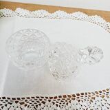 Bonbonnière ananas en cristal d'Arques