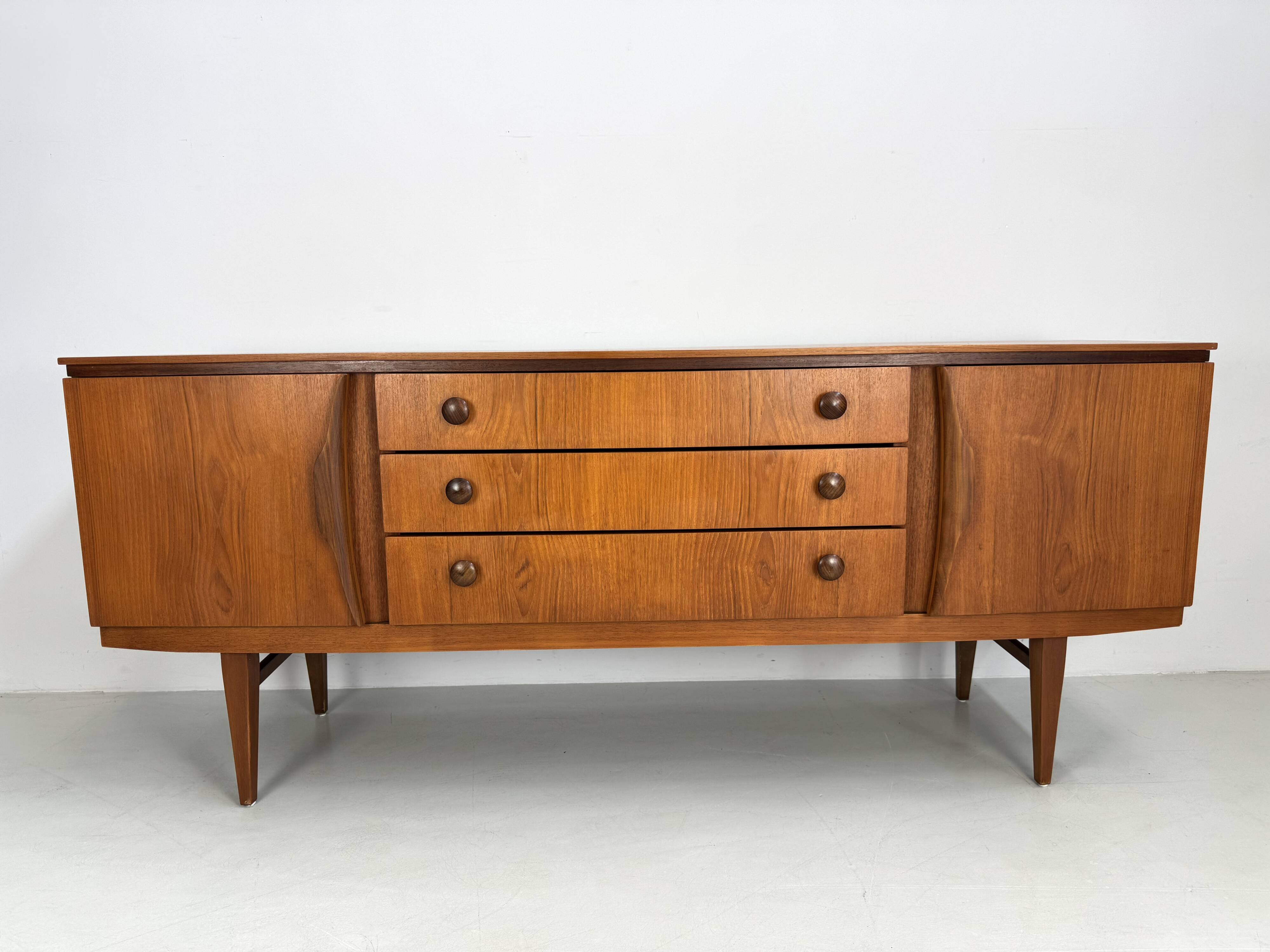 Unique curved design sideboard by the brand Beautility, produced in England