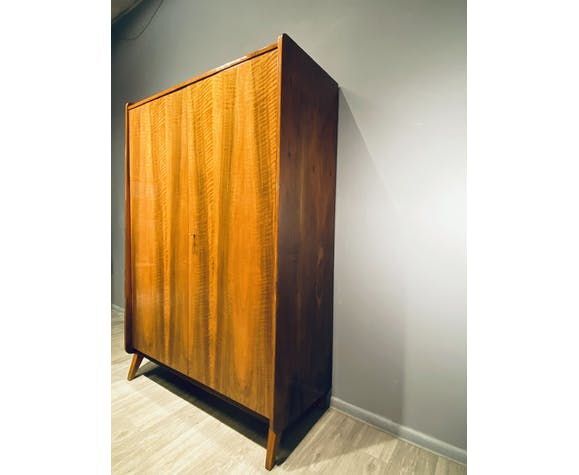 Armoire de porte vintage en noyer Tatra 1960