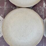 Set of 12 plates dessert gres