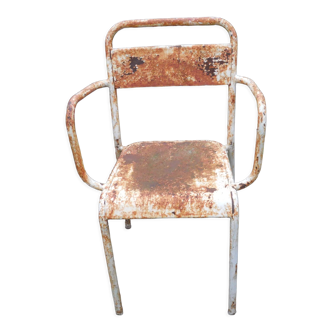 Fauteuil industriel tout metal