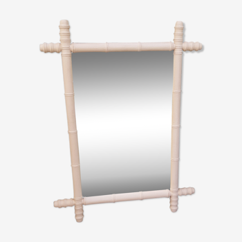 Miroir bambou rose 54x70cm