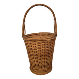 Panier avec anse en rotin 2 compartiments