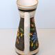 Vase céramique vintage Henri Bequet Quaregnon peint à la main (poterie Belgique 1960)