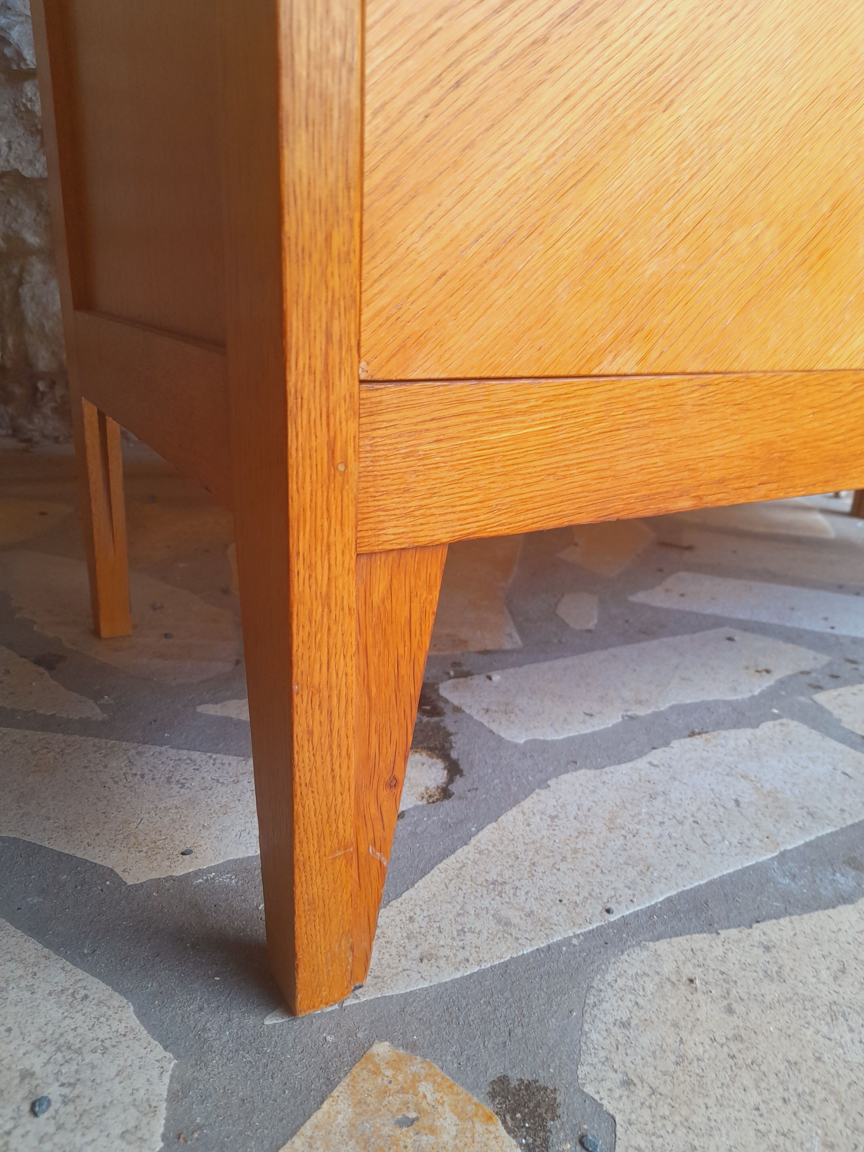 Scandinavian chest of drawers feet compass