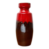 Mid-Century Fat Lava vase in ceramic WGP by Scheurich, West Germany, 1960s.