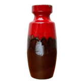 Vase en céramique Fat Lava WGP de Scheurich, Allemagne de l'Ouest, années 1960