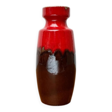 Mid-Century Fat Lava vase in ceramic WGP by Scheurich, West Germany, 1960s.